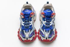 B Track.2 Sneaker Beige Blue 570391 W2GN2 8570