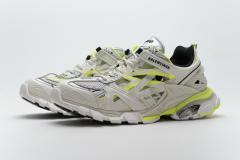 B Track.2 Sneaker White Fluo Yellow 568515 W2ON3 9073