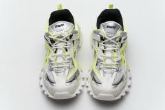 B Track.2 Sneaker White Fluo Yellow 568515 W2ON3 9073