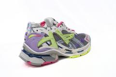 1:1 quality version B Runner Leather Free Grey Light Purple Neon Yellow White 677403W3RBP1745