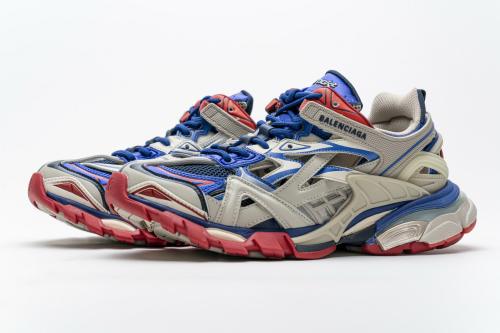 B Track.2 Sneaker Beige Blue 570391 W2GN2 8570