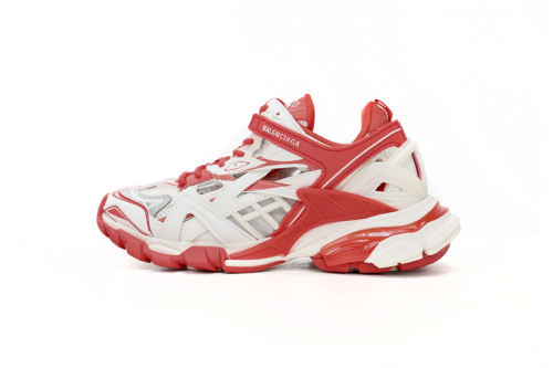 B Track.2 Sneaker White Red 568614W3AE29061