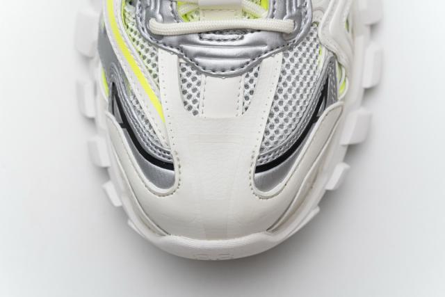 B Track.2 Sneaker White Fluo Yellow 568515 W2ON3 9073