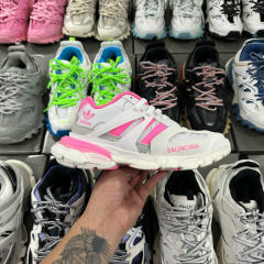 BLCG Track 1.0 Worn Out Shoes White&Pink