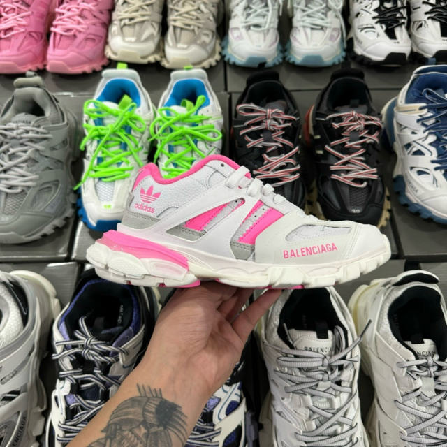 BLCG Track 1.0 Worn Out Shoes White&Pink