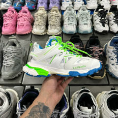 BLCG Track 1.0 Worn Out Shoes White Navy Blue