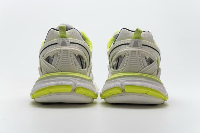 B Track.2 Sneaker White Fluo Yellow 568515 W2ON3 9073