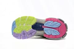 1:1 quality version B Runner Leather Free Grey Light Purple Neon Yellow White 677403W3RBP1745