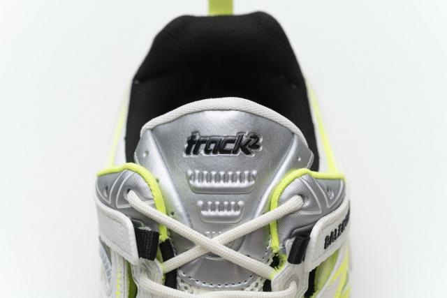B Track.2 Sneaker White Fluo Yellow 568515 W2ON3 9073