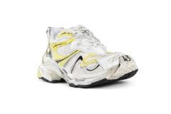 1:1 quality version B Runner 2.0 Sneaker in White, Yellow and Black Mesh and Polyurethane 779066W3RXP9710