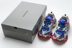 B Track.2 Sneaker Beige Blue 570391 W2GN2 8570