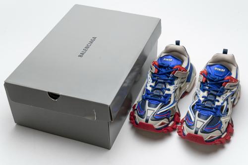 B Track.2 Sneaker Beige Blue 570391 W2GN2 8570