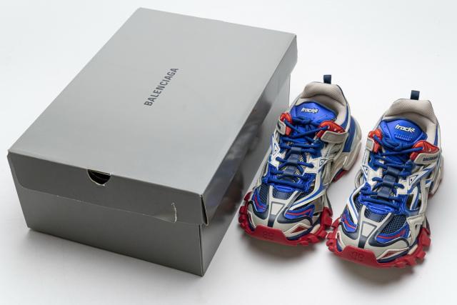 B Track.2 Sneaker Beige Blue 570391 W2GN2 8570