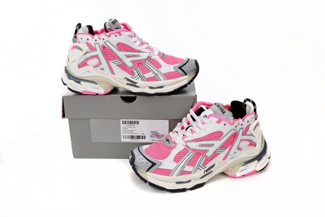 1:1 quality version B Runner White Red Powder 677402W3RBN9155