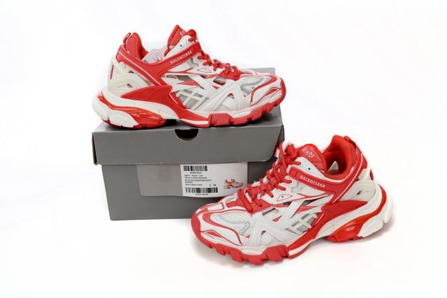 B Track.2 Sneaker White Red 568614W3AE29061