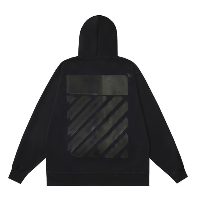 105_153 Off White Hoodie With Ziper