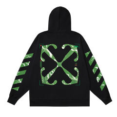 98_143 Off White Hoodie With Ziper