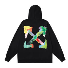 103_145 Off White Hoodie With Ziper