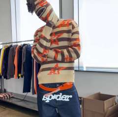 1:1 Quality  Letter Printed V3 Jeans 2 colors