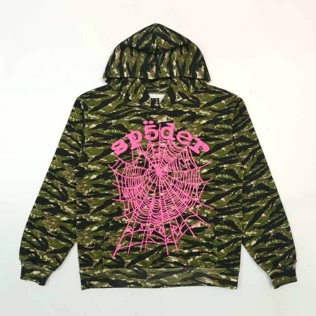 1:1 Quality SS25  OG Web V2 Tiger Camo Hoodie Tiger Camo Hoodie & Pants Set