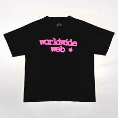 1:1 Quality  Web Tee Black/Pink Tee