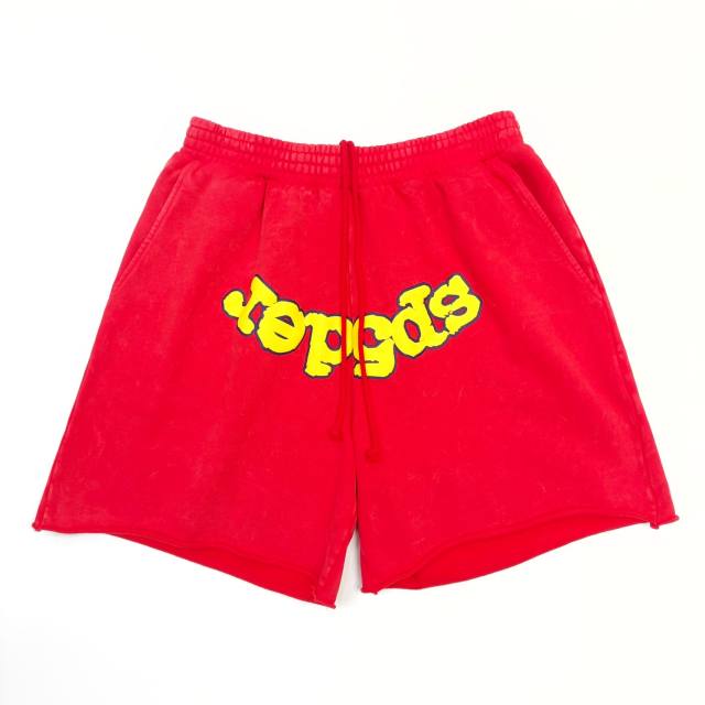 1:1 quality version  Yellow Logo Print Shorts
