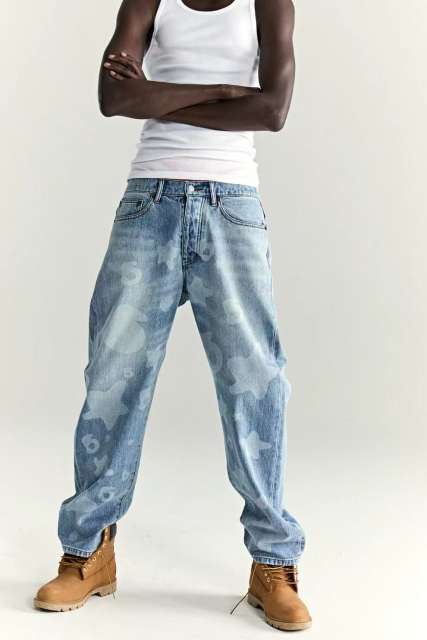 1:1 quality version  Dark Logo Jeans