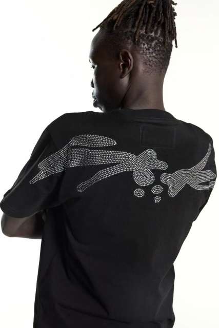 1:1 quality version  Rhinestone Spider Tee