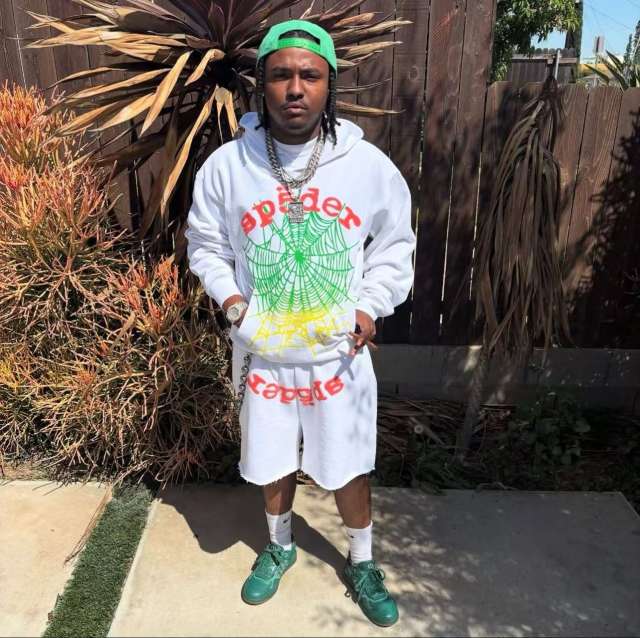 1:1 quality  Coral Red Monogrammed Hoodie & Shorts Set