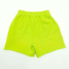 1:1 quality version  Gradient Spiderweb Print Bright Green Hoodie & Shorts Set