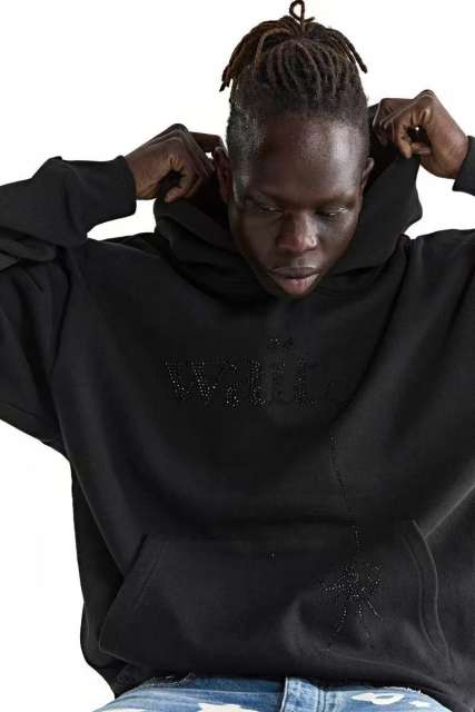 1:1 Quality  Rhinestone Hoodie 2 colors