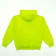 1:1 quality version  Gradient Spiderweb Print Bright Green Hoodie & Shorts Set