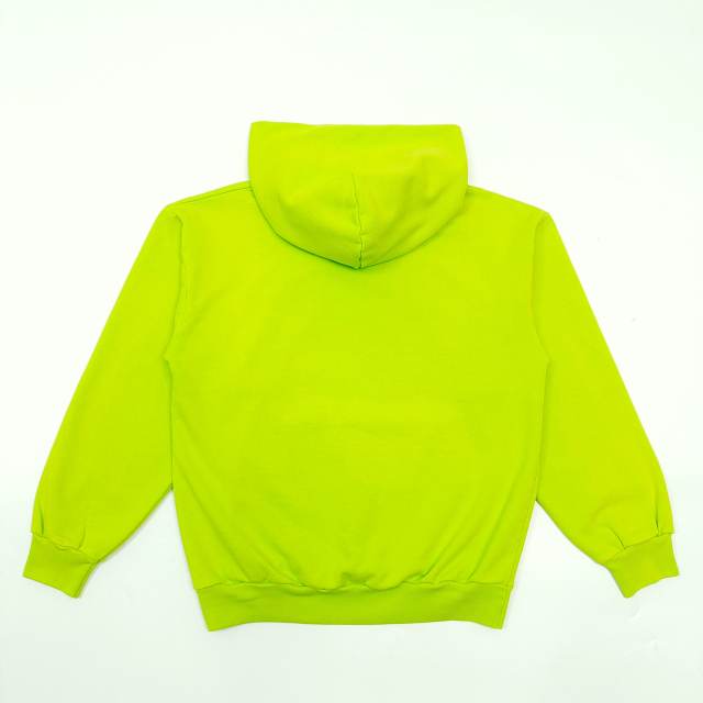 1:1 quality version  Gradient Spiderweb Print Bright Green Hoodie & Shorts Set