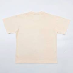 1:1 Quality  White and Red Web Beige Tee