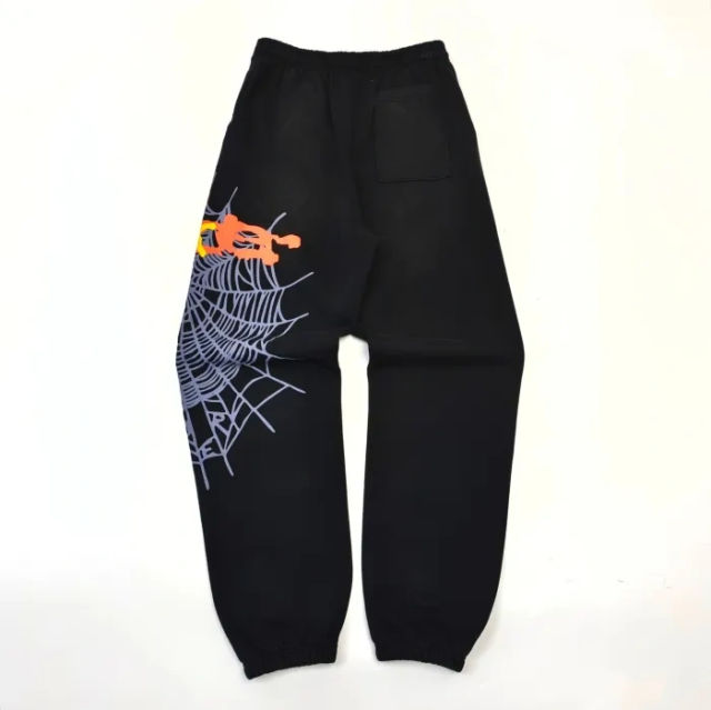 1:1 Top Quality  Web 555555 Hoodie Pants Black