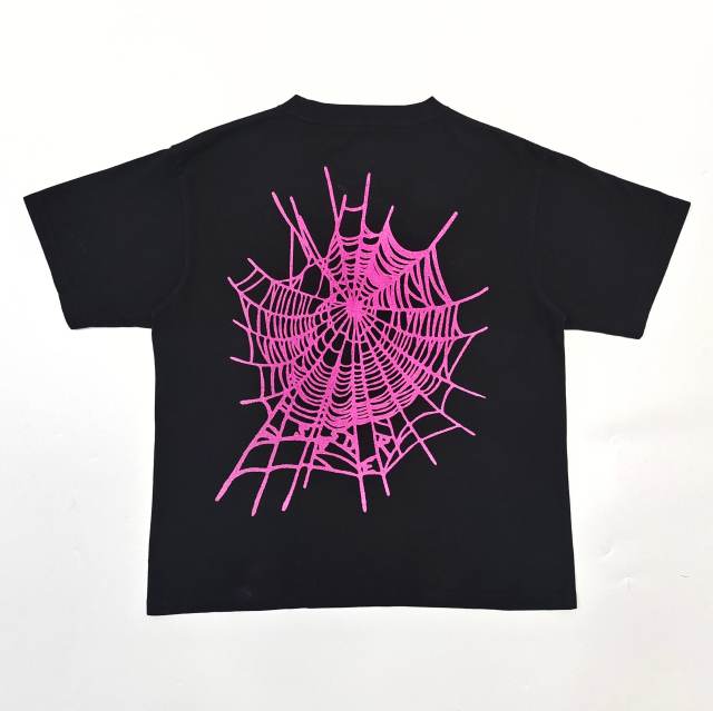 1:1 Quality  Web Tee Black/Pink Tee