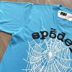 1:1 quality version  Blue Web Tee