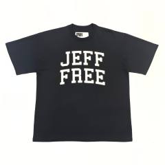 1:1 Quality  White JEFF Letter Print Tee