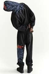1:1 Top Quality  Web 555555 Hoodie Pants Black