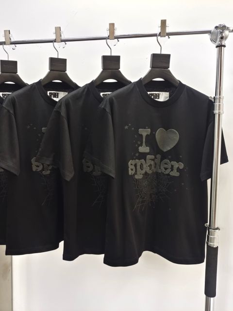 1:1 quality version  Black Heart Print Tee