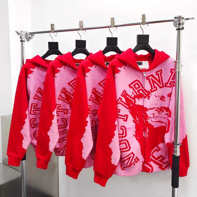 1:1 Top Quality  Web 555555 Hoodie Pants Pink