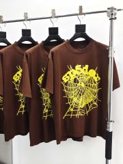 1:1 quality version  Yellow Lettering Yellow Web Printed Tee