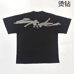 1:1 quality version  Rhinestone Spider Tee