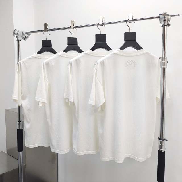 1:1 Quality  Spotted Black Letter Print Tee