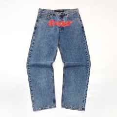1:1 Quality  Letter Printed V3 Jeans 2 colors