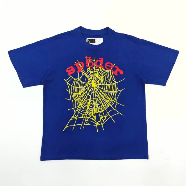 1:1 Quality  Red Letter Yellow Web Printed Tee
