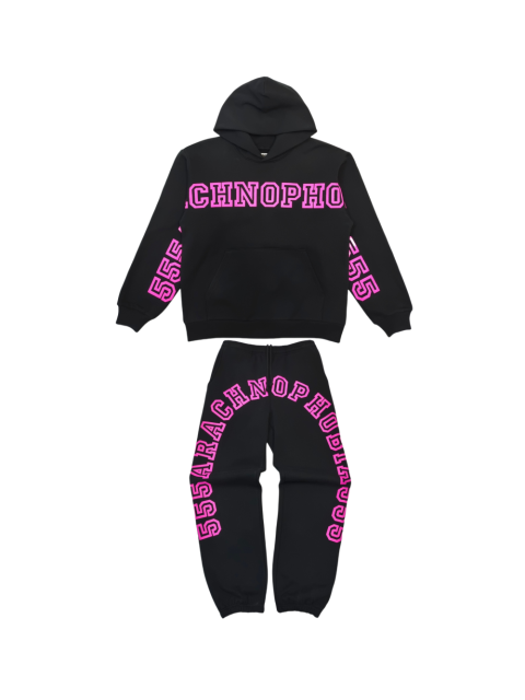 1:1 Quality  Arach Hoodie Heather Grey - SS25 Hoodie & Pants Set 2 colors