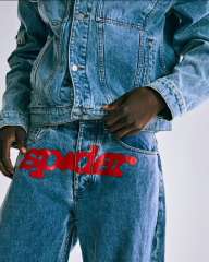 1:1 Quality  Letter Printed V3 Jeans 2 colors