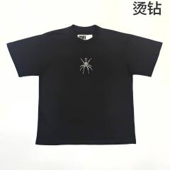 1:1 quality version  Rhinestone Spider Tee