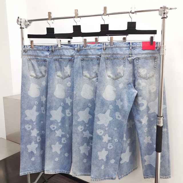 1:1 quality version  Dark Logo Jeans